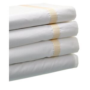 Maurizio Italy Notting Hill Sheet Set, White